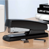 Hand Stapler with 5 Boxes of Staples Business Binding Machine Stationery Student Stapler Black