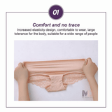 5-Pack Luxurious Soft Lace Ice Silk Seamless Plus Size Women's Briefs Underpants