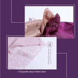5-Pack Luxurious Soft Lace Ice Silk Seamless Plus Size Women's Briefs Underpants