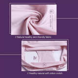 5-Pack Luxurious Soft Lace Ice Silk Seamless Plus Size Women's Briefs Underpants