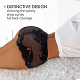 5-Pack Women's Seamless Lace Mesh Mid-Waist Plus Size Butt Lift Panties