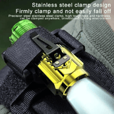 3LED Super Bright Flashlight Portable Mini Burst Flash Torch Rechargeable Outdoor Emergency Spotlight with Pen Clip Tail Magnet Black