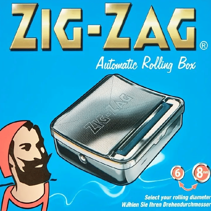 Manual Automatic Cigarette Roller Box Metal Tobacco Storage Case Easy Use Durable Tin Smoking Accessories