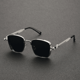Retro Steampunk Square Metal Sunglasses UV400 Protection Unisex Fashion Eyewear
