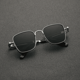 Retro Steampunk Square Metal Sunglasses UV400 Protection Unisex Fashion Eyewear