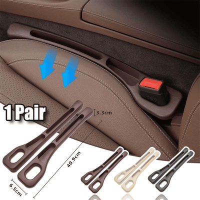 1 pair Universal Car Seat Gap Filler Strip Leak Proof Organizer Pair