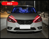 Flexible LED DRL Waterproof Strip Lights: White DRL, Amber Sequential Turn Signal