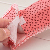 3-Piece Pink Fabric TV Remote Control Covers with Bowknots - Dustproof Protective Set
