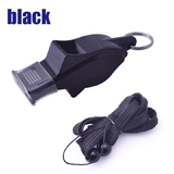 Dolphin Professional Sports Whistle High-Frequency Referee Gear for Basketball Soccer Black