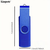 High-Speed USB-C OTG Flash Drive, Dual Connector for Phone & PC, 32GB/64GB