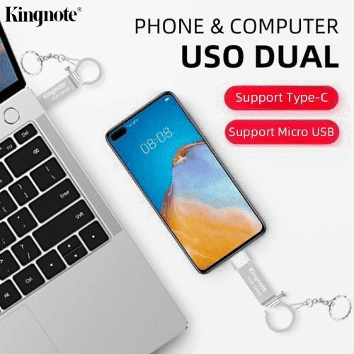 High-Speed 32GB USB Flash Drive with Android & Type-C OTG Adapters