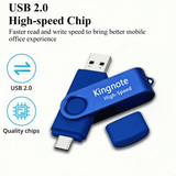 High-Speed USB-C OTG Flash Drive, Dual Connector for Phone & PC, 32GB/64GB