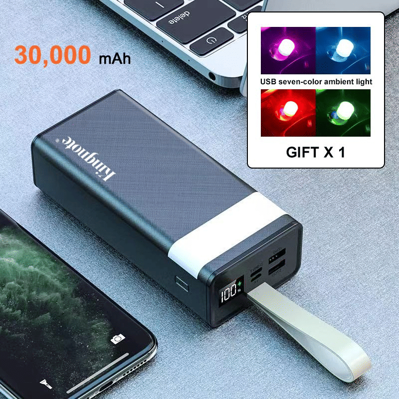 KingNote 20000mAh Fast Charge Portable Power Bank Dual USB