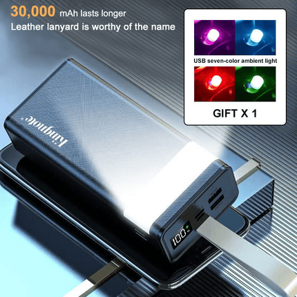 KingNote 20000mAh Fast Charge Portable Power Bank Dual USB