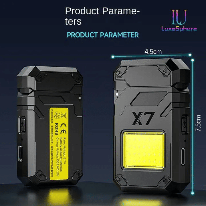 USB Rechargeable Electric Lighter Multi Functional Portable Waterproof for Camping