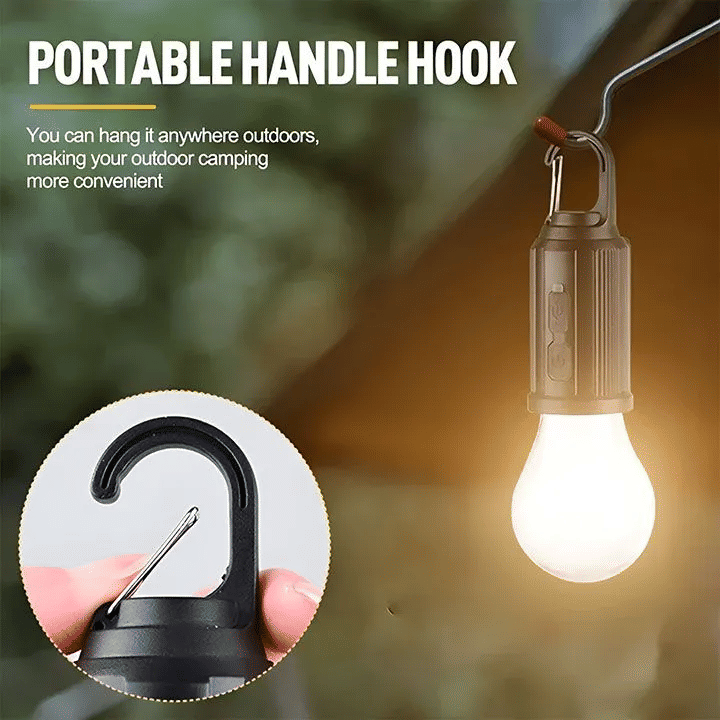 Solar Powered LED Camping Lantern USB Rechargeable Portable Waterproof Flashlight