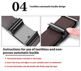Men's High-Quality Leopard Automatic Buckle Belt for Business & Casual Wear