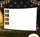 Simple Folding Projector Screen Portable Home Outdoor KTV Office 3D HD 60-150 Inch