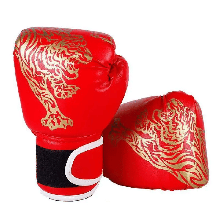 Boxing Gloves PU Leather Training Full Finger Half Finger Muay Thai Combat