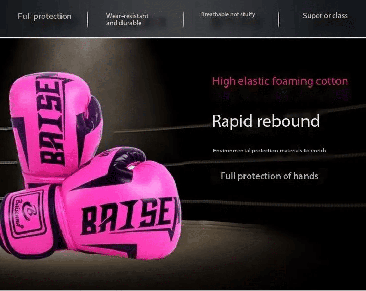 Boxing Gloves PU Leather Training Full Finger Half Finger Muay Thai Combat