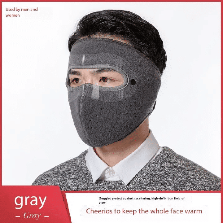 Unisex Windproof Riding Face Mask Full Face Cold Resistant Shield for Electric Bikes