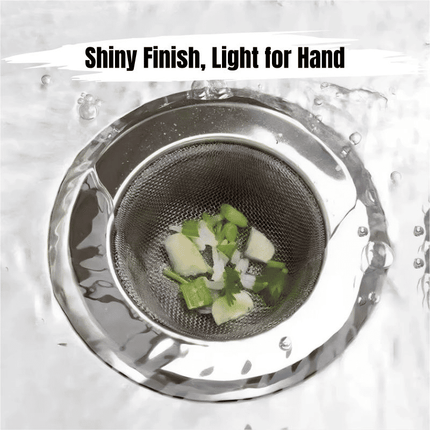 Premium Stainless Steel Sink Strainer Filter, 2-Pack Durable Kitchen Drain Stopper