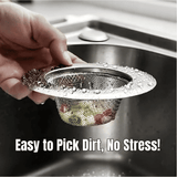Premium Stainless Steel Sink Strainer Filter, 2-Pack Durable Kitchen Drain Stopper