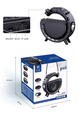Solar Bluetooth Speaker with Torch Light: Portable, Loud Sound, Long Endurance