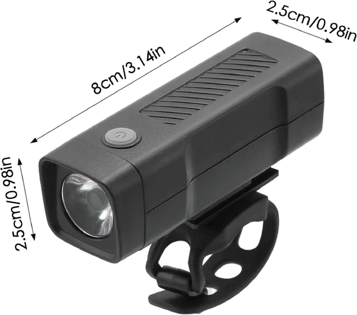 Bike Headlight and Taillight Set USB Rechargeable Front Light for Road Mountain Night Cycling