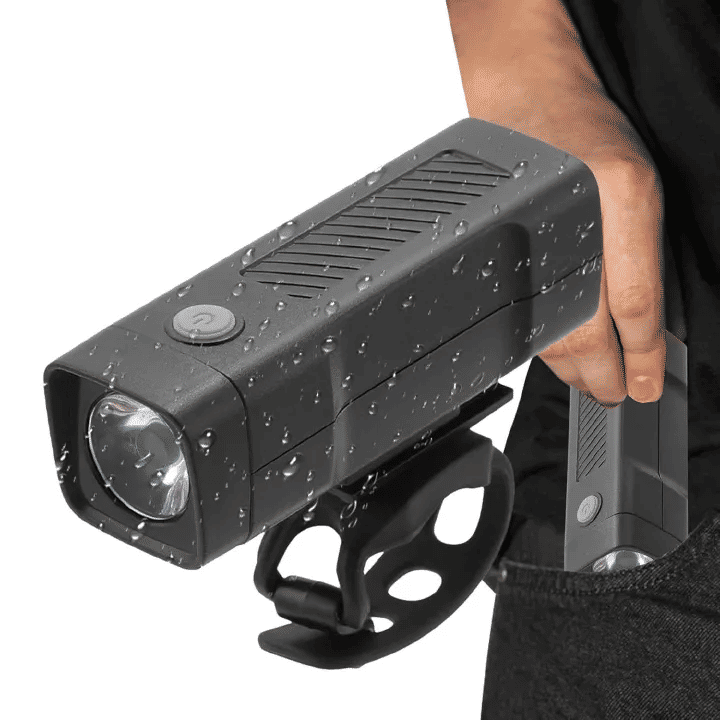 USB Rechargeable Bike Headlight Taillight Set High Brightness LED for Road Mountain