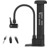 WEST BIKING Portable Hand Pump 80PSI Heavy-Duty Bike Tire Inflator