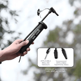 WEST BIKING Portable Hand Pump 80PSI Heavy-Duty Bike Tire Inflator