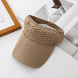 Stylish Fish Scale Knitted Baseball Cap - Hollow Top Summer Sun Hat