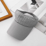Stylish Fish Scale Knitted Baseball Cap - Hollow Top Summer Sun Hat