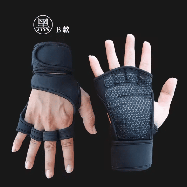 Cycling Weightlifting Gloves for Men Women Wrist Palm Protector Gym Training