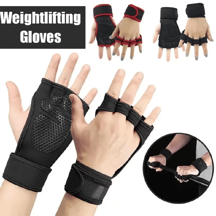 Cycling Weightlifting Gloves for Men Women Wrist Palm Protector Gym Training