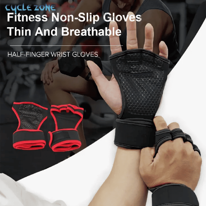 Cycling Weightlifting Gloves for Men Women Wrist Palm Protector Gym Training
