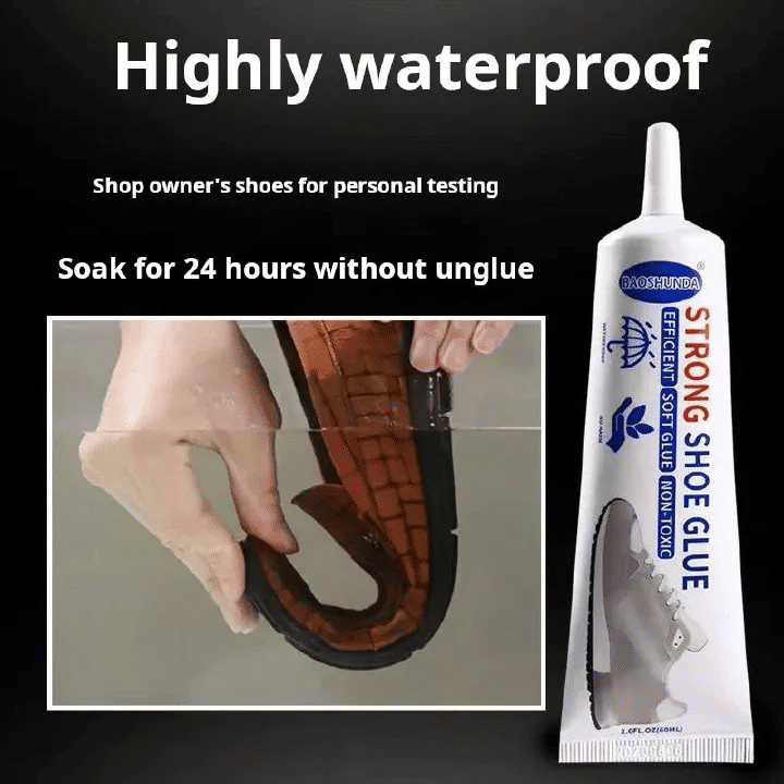 Footwear Glue 1.23oz Strong Adhesive for Leather Repair Translucent