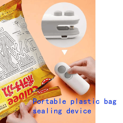 Compact Hand-Press Plastic Bag Sealer Manual Heat Sealing Tool