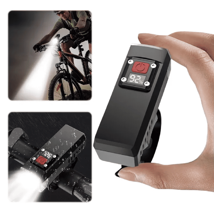 USB Rechargeable Bicycle Headlight High Brightness Waterproof Bike Flashlight for Night Riding
