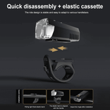 USB Rechargeable Cycling Headlight: Waterproof, High Brightness, Safety Bike Front Lamp