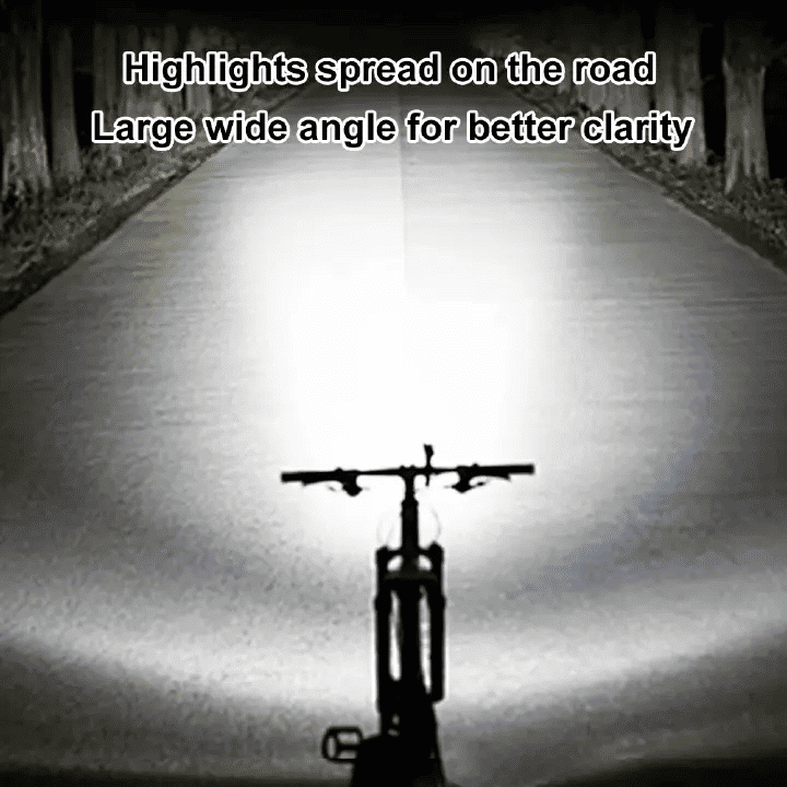 USB Rechargeable Bicycle Headlight High Brightness Waterproof Cycling Safety Front Lamp for Night Riding