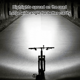USB Rechargeable Bicycle Headlight High Brightness Waterproof Bike Flashlight for Night Riding