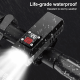 USB Rechargeable Bicycle Headlight High Brightness Waterproof Bike Flashlight for Night Riding