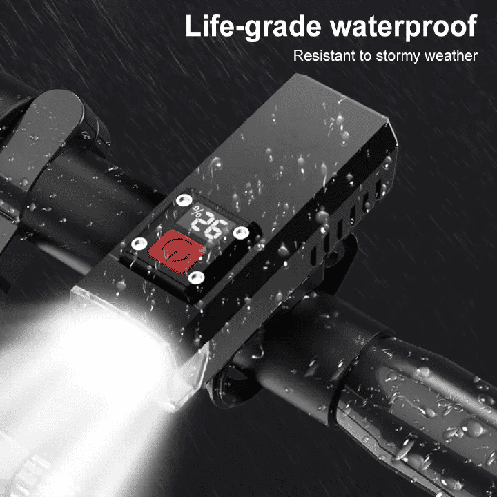 USB Rechargeable Bicycle Headlight High Brightness Waterproof Bike Flashlight for Night Riding