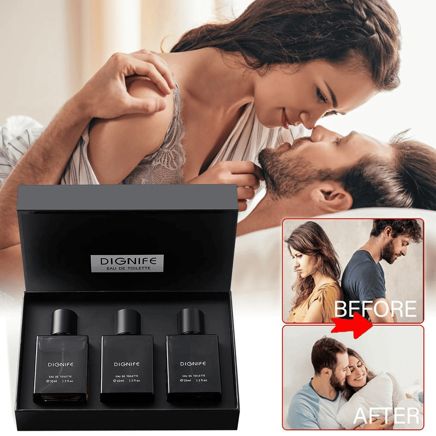 Gentleman Ocean Men's Cologne 3-Piece Fragrance Gift Set