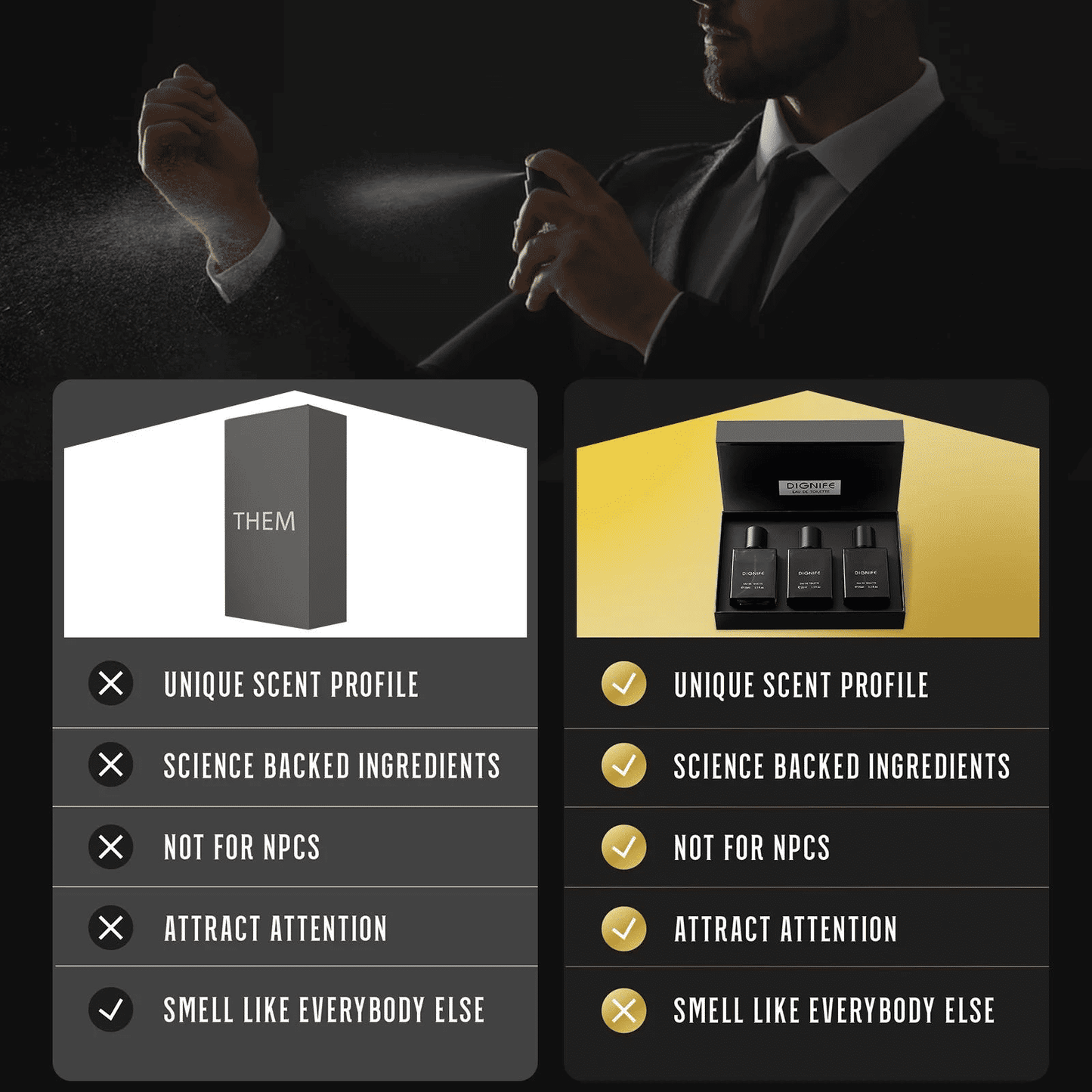 Gentleman Ocean Men's Cologne 3-Piece Fragrance Gift Set