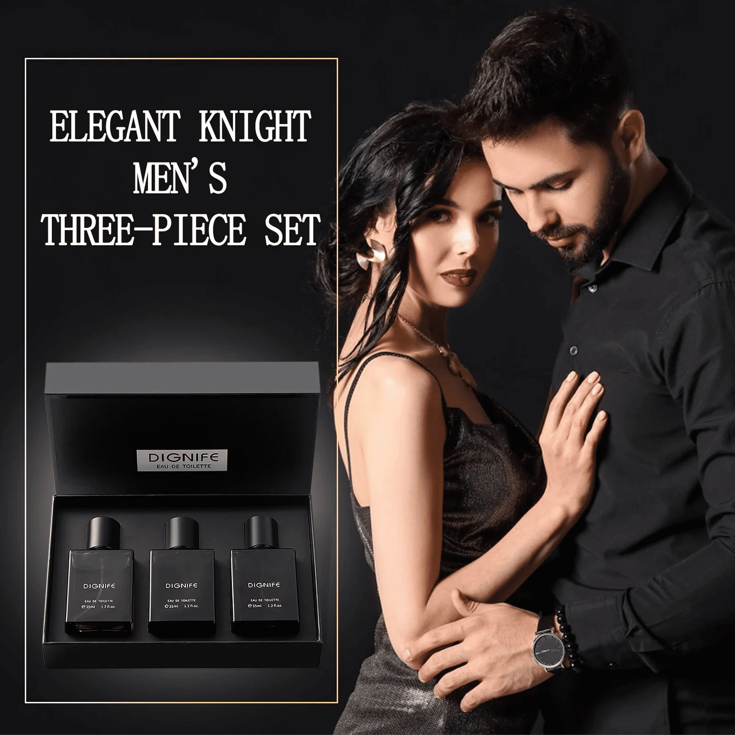 Gentleman Ocean Men's Cologne 3-Piece Fragrance Gift Set