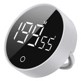 Magnetic Digital Kitchen Timer, Large LED Visual Countdown Timer, Adjustable Volume
