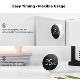Magnetic Digital Kitchen Timer, Large LED Visual Countdown Timer, Adjustable Volume
